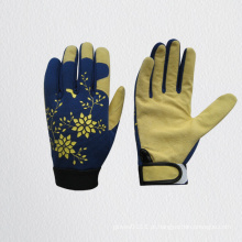 Porco Dividir Couro Palma Mecânico Jardinagem Glove-7318